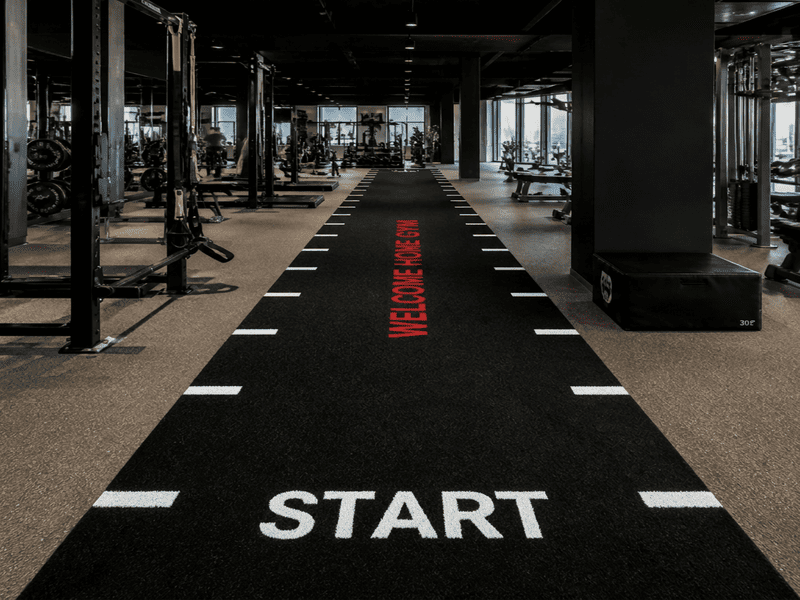 Technical gym turf abrasion resistance testing